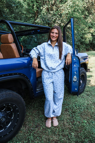 Starry Skies Pant Set • Heather Grey
