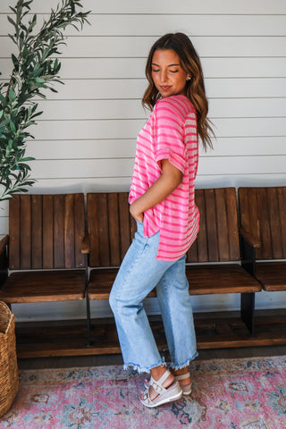 Color Crush Stripes • Watermelon