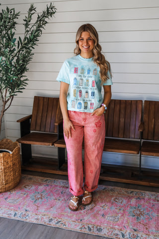 I Am The Door Graphic Tee • Sea Glass