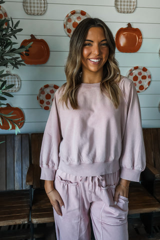 Sunday Studio Pant Set • Blush