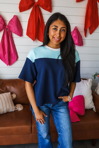Fresh & Fun Colorblock • Navy Mix