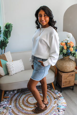 All Time Favorite Pullover • Ivory