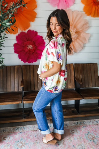 Blossoming Beauty • Cream Floral