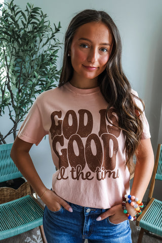 God Is Good All The Time Graphic Tee • Melon