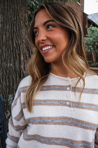 Weekend Cabin Stripes • Oatmeal
