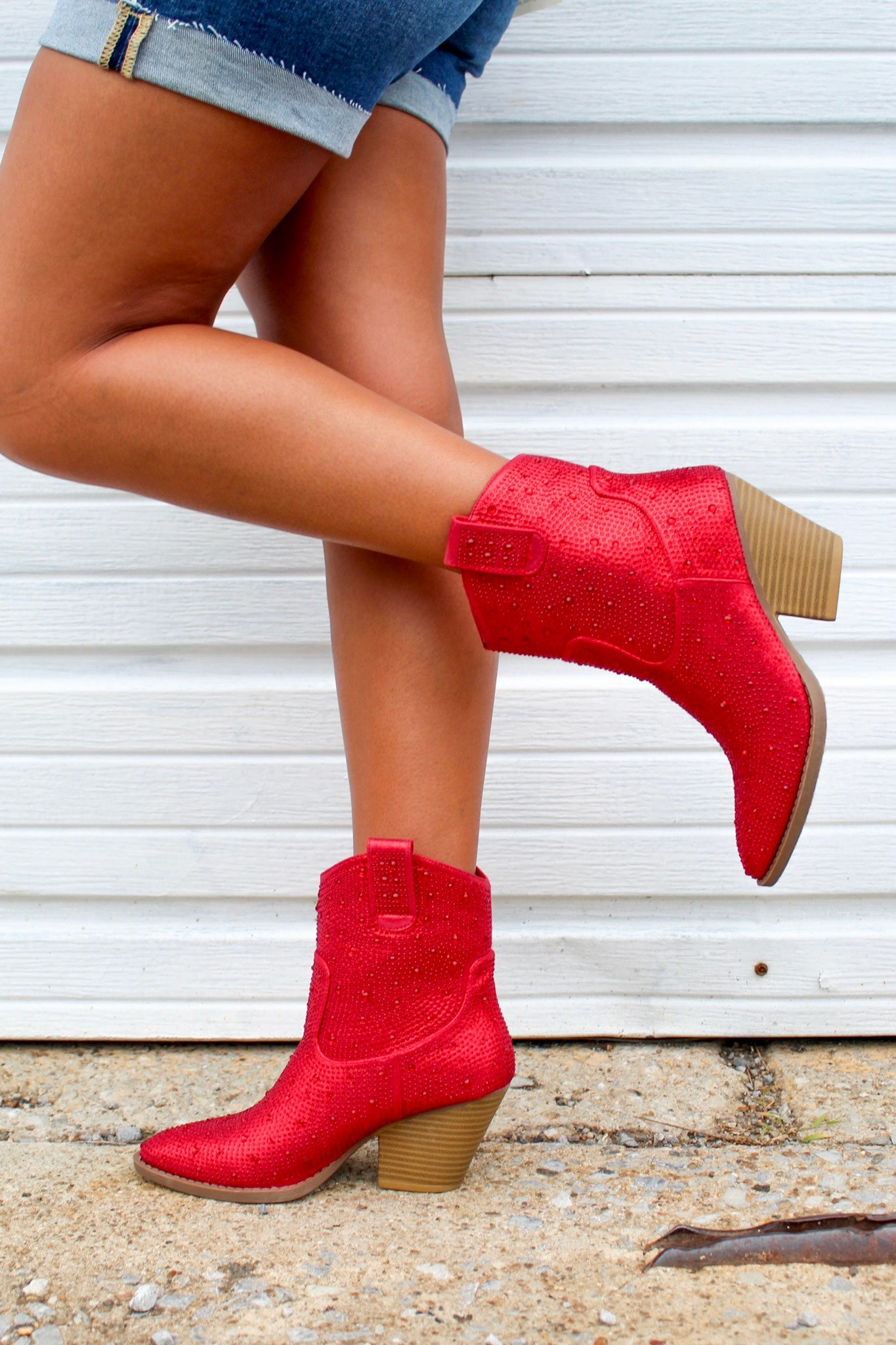 Rodeo Queen Rhinestone Boot Red FINAL SALE