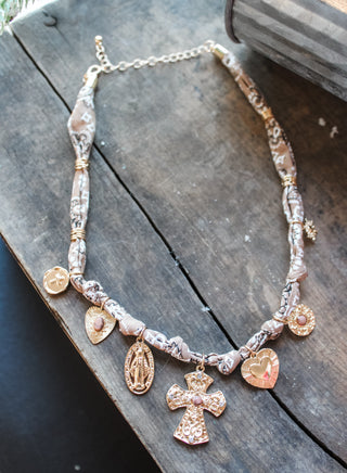 Greatest Gift Charm Necklace • Mocha