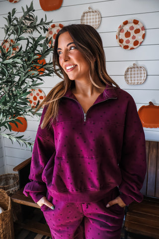 Starry Skies Pant Set • BlackBerry