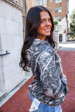 Jesus Loves You Hoodie • Grey Camo