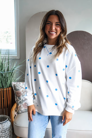 Spot Of Sunshine Pullover • White