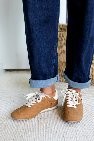 Callum Cutout Sneaker • Tan