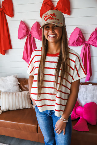 Cute & Classic • Red Stripe