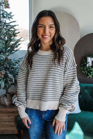 Frost & Flurries • Cream/Black