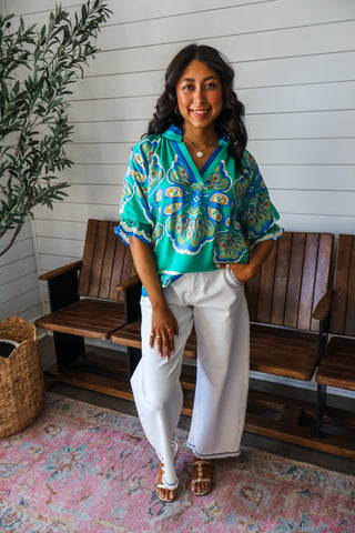 Bright & Beautiful • Green Multi