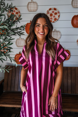 Seasonal Shift • Pink Stripes