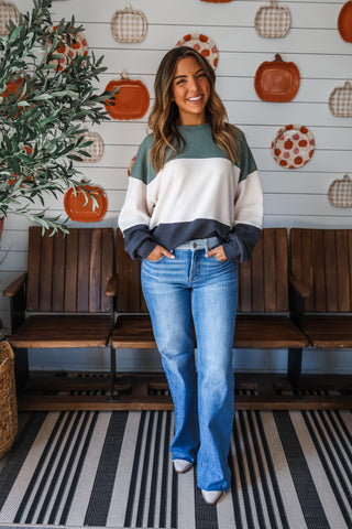 Solid Plans Colorblock • Sage
