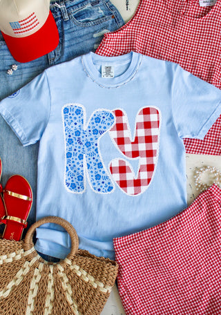 Kentucky Sweetheart Graphic Tee • Light Blue
