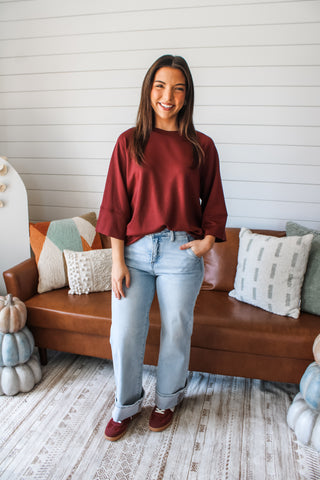 Easy Element • Maroon - FINAL SALE