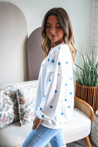 Spot Of Sunshine Pullover • White