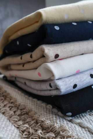 Parker Dotted Pullover • White