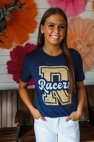 Team Racers Graphic Tee • Navy