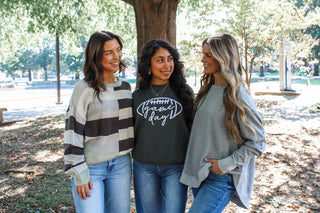 Gameday Ready Embroidered Pullover • Evergreen