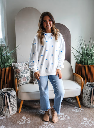 Spot Of Sunshine Pullover • White