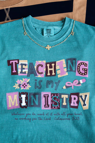 Teaching Is My Ministry Graphic Tee • Spruce