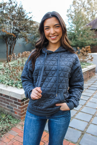 Sleigh The Day Pullover • Charcoal