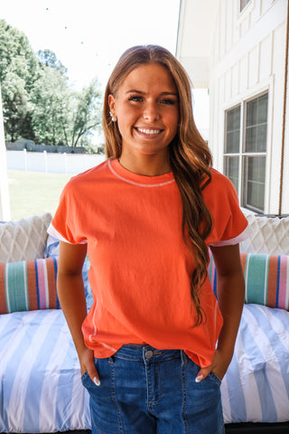 Easy Element Tee • Coral