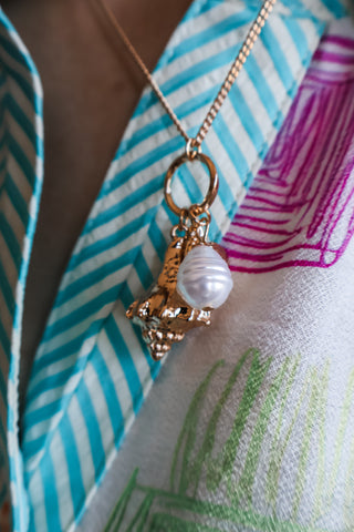 Seaside Elegance Necklace • Gold