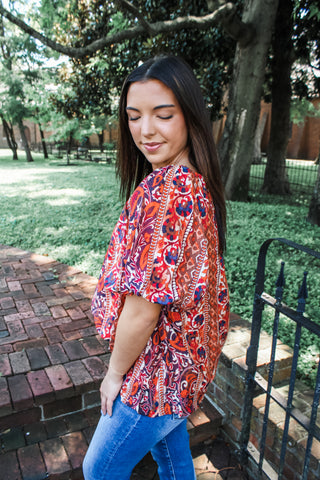 Fall splendor • rust multi - FINAL SALE