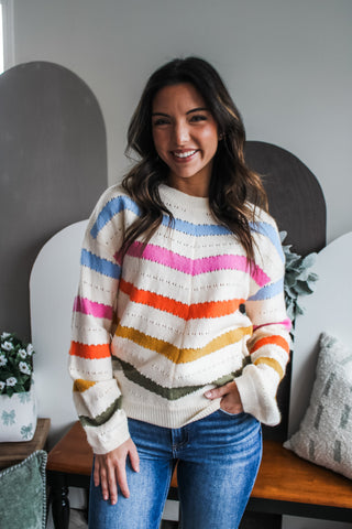 Over The Rainbow • Cream Multi