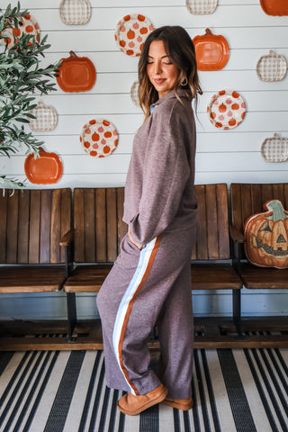 Autumn Skies Pant Set • Heather Brown