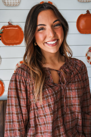 Apple Picking Plaid • Brown Mix