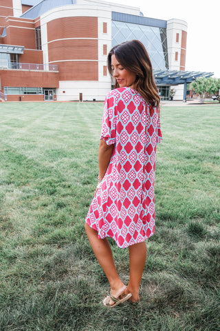 Pretty Pop Of Print • Rose