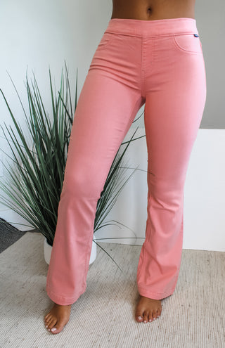 Rosalie Pull-On Flare • Coral Peach - FINAL SALE