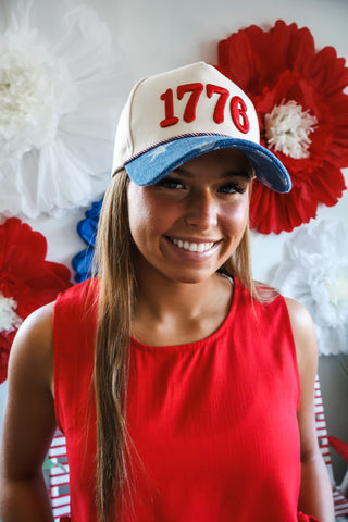 Party Like It’s 1776 Trucker Hat • Denim