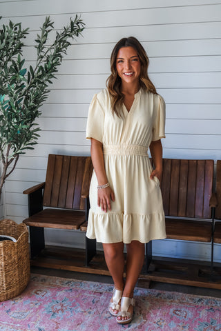 Sweet Springtime Pocket Dress • Yellow – The Dirt Road (TDR)