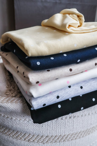Parker Dotted Pullover • Navy