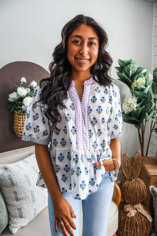 Precious & Pretty • Blue Floral