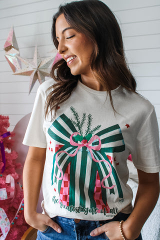 Greatest Gift Of All Graphic Tee • Cream