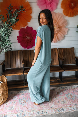 Daily Downtime Pant Set • Sage