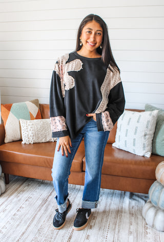 Paisley Flower Power • Black - FINAL SALE