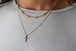 Gratitude & Grace Layered Necklace • Gold