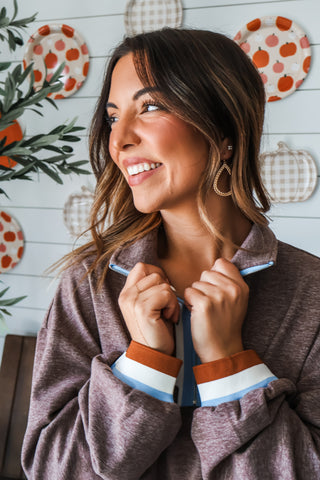 Autumn Skies Pant Set • Heather Brown