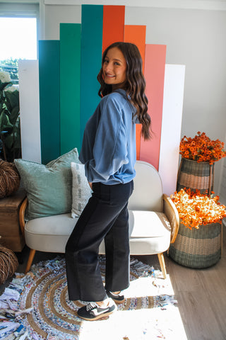 Hot Shot Hoodie • Denim Blue - FINAL SALE