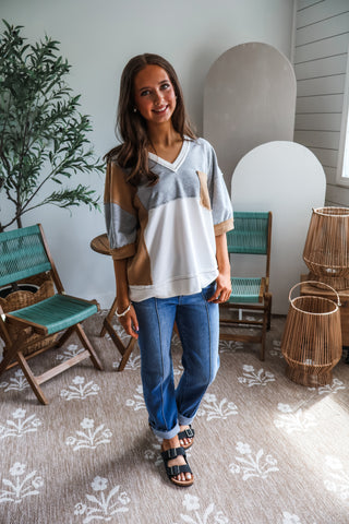 Perfectly Playful Colorblock • Grey Mix