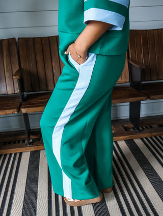 The Right Track Pant Set • Green