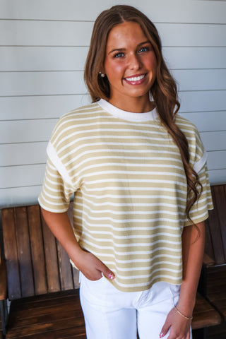 Clear Sky Stripes • Yellow